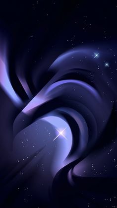 an abstract blue and purple background with stars