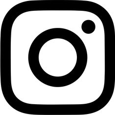 a black and white photo of an instagram logo