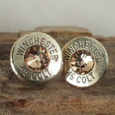 Bullet Earrings - Stud Earrings - Ultra Thin - Colt 45 - Gold Rush. $17.99, via Etsy. Kelsey Rose, Special Earrings, Hunting Stuff, Bullet Earrings, Look Grunge, 38 Special, Cowgirl Chic, April Birthstone, Dirt Road