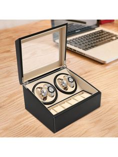 Description
Made of high-quality materials with 6 storage positions and 4 watch rocker positions, this watch winder box will be a great choice for storing, displaying, and caring for your fine watches. Each watch has an individual compartment and watch pillow to provide soft and effective protection from the bumps of traveling. Additionally, the product automatically winds your fine mechanical watch, keeping your watch running correctly and giving it the care it deserves.

Application
It is suitable to be placed in watch stores, homes, offices, and various business places for storing your watches.

Watch Winder Mode:
It rotates and runs clockwise for 2 minutes and stops for 6 minutes. Then it reverses for 2 minutes and stops for 6 minutes. The motor will run in such a cycle continuously. Business Place, Watch Storage Box, Watch Storage, High End Watches, Watch Winder, Fine Watches, Watch Box, Mechanical Watch, Jewelry Organization