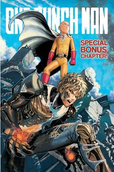 an image of a comic book cover with two men on top of one another and the title