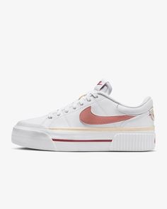 Nike Court Legacy Lift Women's Shoes. Nike.com Women’s Nikes, Nike Court Legacy Lift, Court Legacy Lift, Court Outfit, Nike Shoes Women Fashion, Nike Court Legacy, 2024 Wishlist, Wishlist 2024, School Clothes