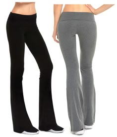 PRICES MAY VARY. Comfortable, stylish, and functional right amount of stretch and support to allow freedom of movement Get active in these comfortable yoga pants with a wide flare leg for easy movement and style Lightweight, breathable cotton-spandex blend Yoga pants has a classic boot leg opening. even wider waistband for its fold over detail Small: Length 45 Waist 26 Hip 32 | Medium: Length 45 Waist 28 Hip 34 | Large: Length 46 Waist 31 Hip 35 This pair of yoga pants can easily go from your mo Fold Over Yoga Pants Outfit Y2k, Flare Yoga Pants, School Fit, Black Wide Leg Pants, School Clothes, Mode Casual, Stylish Clothes, Fitness Clothing, Birthday List