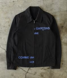 Comme Des Garcons Jacket, Comme Des Garcons Vintage, Apparel Design Inspiration, Designer Pieces, Archive Fashion, Malmo, Work Jacket, Aesthetic Shoes