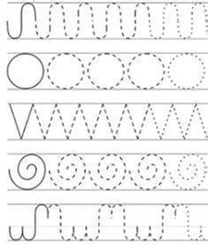 printable letter worksheet for preschool and toddlers to practice writing the alphabet