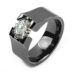 Hey, I found this really awesome Etsy listing at https://www.etsy.com/listing/464000576/7mm-black-titanium-cz-tension-set-ring Black Titanium Ring, Titanium Metal, Fashion Rings Silver, Tension Setting, Titanium Wedding Band, Premier Designs Jewelry, Ring Ideas, Set Ring, Premier Designs