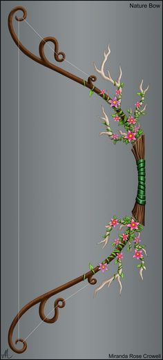 an artistic design with flowers and vines on the side of a metal pole that is connected to a wire