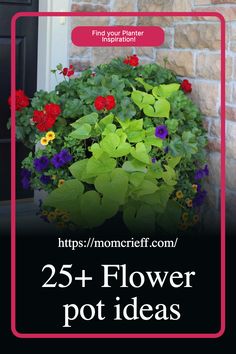 the 25 + best flower pot ideas for your front porch or patio in just 15 minutes