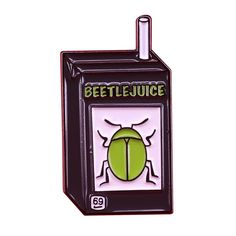 PRICES MAY VARY. Celebrate your love of Beetlejuice with this high quality enamel pin! Measures 1.25 inches tall High quality metal & enamel pin. Brand new, boarded and bagged. Secured with firm pinback. Celebrate your love of Beetlejuice with this high quality enamel pin!

 Measures 1.25 inches tall. 

 High quality metal & enamel pin. 

 Brand new, boarded and bagged. 

 Secured with firm pinback. Spooky Pins, Movie Horror, Horror Comedy, Beetle Juice, Juice Box, Juice Boxes, Enamel Pin Badge, Label Printer, Beetlejuice