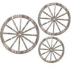 PRICES MAY VARY. Rustic Wooden Material: mainly made of reliable wood material, these wagon wheels outdoor decors are finished with meticulous craftsmanship, with sturdy frames and smooth surface that won't fade or bend easily, supporting you to use for a long time Western Style: these wagon wheel wall decors are designed in the appearance of to vintage cart wheel, which can work in harmony with your house styles, creating an artistic atmosphere; In addition, the collision between retro and mode Wagon Wheel Wall Decor, Rustic Yard Decor, Wagon Wheel Decor, Wooden Wagon Wheels, Western Farmhouse, Wood Wagon, Vintage Cart, Western Wall Decor, Wagon Wheels