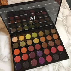 This palette is beautiful! The new @morphebrushes 35M Boss Mood swatches gorgeous cant wait to get my brushes stuck into this! #morphe #35M #bossmood #eyeshadow #eyeshadowpalette Makeup Collection Goals, Astrology Tattoo, Milk Makeup, Cruelty Free Makeup, Beauty Queen, Feel Pretty