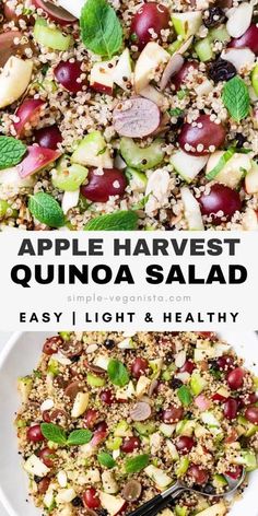 an image of a salad made with quinoa and vegetables