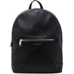 Have chic on-the-go style with this Champs Gala Collection leather backpack.Have chic on-the-go style with this Champs Gala Collection leather backpack. How do you accessorize? Check out our ACCESSORIES GUIDE for essential tips to elevate your style with must-have accessories.PRODUCT FEATURES 15"H x 10"W x 5"D Handle: 2'' drop Zipper closure Gold-tone hardware Interior: 1 slip pocket, 1 zip pocket Exterior: 2 zip pocketsCONSTRUCTION & CARE Body: leather Lining: polyester Wipe clean Imported Size Elegant Leather Satchel Backpack For On-the-go, Chic Backpack With Gold-tone Hardware For On-the-go, Chic Leather Backpack With Adjustable Strap For Travel, Chic Leather Travel Backpack With Adjustable Strap, Elegant Leather Backpack With Detachable Strap, Classic Satchel Backpack With Gold-tone Hardware, Chic Leather Satchel Backpack For On-the-go, Chic Leather Backpack For Travel, Chic Leather Backpack With Removable Pouch