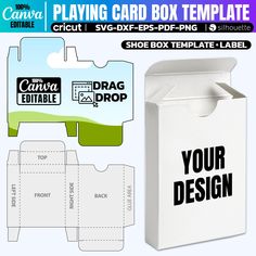 an image of a card box template