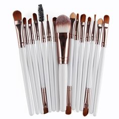 Powdered Eyeliner, Eyebrow Eyeshadow, Makeup Brushes Set, Makeup Brush Set Professional, Beautiful Eye Makeup, Professional Makeup Brushes, Eyeliner Brush, Eyebrow Brush, Eye Brushes