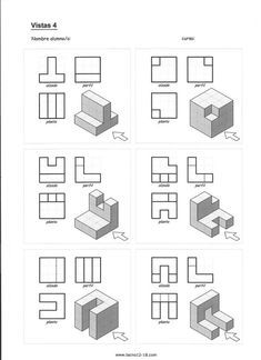 the diagram shows how to draw different shapes