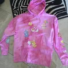 Samii Ryan Cotton Care Bears Collection Hoodie Size Xl Brand New Oversized Fit Bear Hoodie, Dolls Kill, Care Bears, Oversized Fits, Pink Blue, Brand New, Sweatshirts Hoodie, Womens Tops, Women Shopping