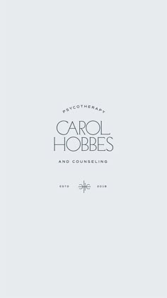 the cover of carol hobbes and consulting