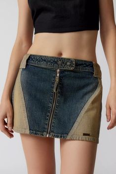 BDG Suki Racer Moto Denim Micro Mini Skirt | Urban Outfitters Skate Fits, Denim Projects, Micro Mini Skirt, Micro Mini, Denim Short, Casual Dinner Outfit, Denim Mini Skirt, Minimalist Outfit, Concert Outfit