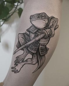 Tattoo Ideas Funny, Funny Tattoo Ideas, Mandala Tattoos For Women, 3d Frog, Funny Tattoo, Tattoo Dark, Frog Tattoo