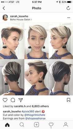 Wednesday Haircut, Pixie Haircut Short, Short Hair Images, Haircut Short, Pixie Haircut For Thick Hair, Blonde Pixie Haircut, Undercut Pixie Haircut, Undercut Pixie