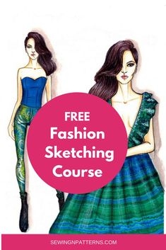 the free fashion sketching course for beginners