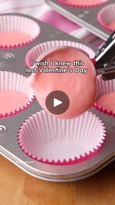 2M views · 15K reactions | Easy Valentine Heart Cupcakes! 🩷 #vakentinetreats #foodhacks #bakinghacks | Hello, Yummy