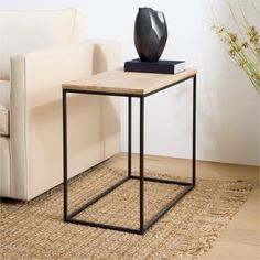 Our Streamline Side Table's slim profile is sized just right for smaller living rooms or bedrooms. Bone Inlay Side Table, Coffee Table Rectangle, White Side Tables, Living Room Side Table, Modern Side Table, Side Table Wood, Dark Walnut, Coffee Table Wood, Small Living Room