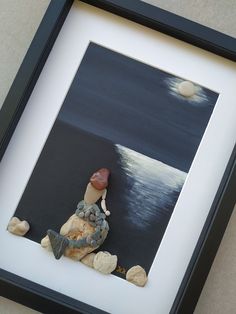 Unique handcrafted pebble art theme pictures, ready to ship. Materials are from all around Greece's amazing landscapes but mostly from beaches at Messenia, Koufonisia, and Attica. Sizes:     Unframed: 30x40 cm / ~ 11,8x15,7 in     Framed: 32x42 cm / ~12,6x16,5 in Depth: 2,8 cm/ 1,1 in Note that the picture comes without a front plastic glass cover.  Every art picture is wrapped securely in a safe hardcover box with bubble wraps. The delivery time may vary depending on your location. Please conta Beach Pebble Art, Driftwood Diy, Images D'art, Theme Pictures, Amazing Landscapes, Art Theme, Glass Cover, Plastic Glass, Beach Art