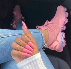 Shoe Nails, Purple Nail, Set Ideas, Long Acrylic, Coffin Nails Long, Summer Acrylic Nails, Pink Nail, Neon Nails, Birthday Nails