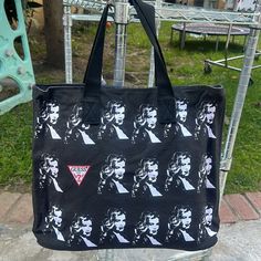 Brand New Perfect For The Everything Guess Bags, Vintage Women, Black Vintage, Marilyn Monroe, Womens Tote Bags, Vintage Ladies, Tote Bag, Brand New, Fast Delivery