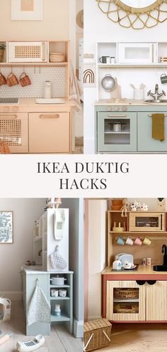 ikea duktg hacks for the kids's playroom and kitchen