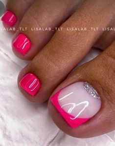 Feet Gel Polish Design, Pedicure Nail Designs Summer, Colorful Pedicure Ideas, Toes Gel Polish Ideas, Toes Ideas Pedicures, Pedicure Polish Ideas, Gel Toes Ideas Summer, Toe Nail Summer Colors, Spring Pedicure Ideas Toenails 2023