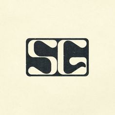 a black and white logo with the letter s in it's center, on top of a beige background