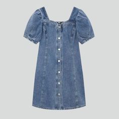 Introducing the vintage wash buttoned denim dress from our 2023 Summer Collection ââ‚?a classic flair piece that evokes effortless elegance!Why You'll Love ItThis iconic dress is the perfect blend of contemporary fashion and vintage charm. Crafted from high-quality denim. it features a stylish mini fit. a dark wash distressed pattern. and a sleek buttoned closure ââ‚?perfect for making a statement while embracing the '90s punk trend renaissance!Key Highlights: Vintage Vibe: This dress is designe Relaxed Fit Dark Wash Dress With Button Closure, Dark Wash Relaxed Fit Dress With Button Closure, Spring Button-up Dress With Snap Buttons, Dark Wash Dresses With Button Closure And Relaxed Fit, Classic Puff Sleeve Dress With Buttons, Cotton A-line Dresses With Button Closure, Medium Wash Summer Dress With Buttoned Pockets, Summer Denim Dress With Buttoned Pockets, Denim Blue Knee-length Dress With Buttoned Pockets