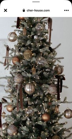 Christmas ornaments, xmas decor, Balls christmas gifts new year gift tree decor blue navy decor Mcgee Co Christmas Tree, Gold Silver Brown Christmas Tree, Beige And Green Christmas Tree, Earth Tone Christmas Tree Decorations, Black White Brown Christmas Tree, Brown Decorated Christmas Tree, Green Cream And Brown Christmas Tree, David Christopher Christmas, Brown And Silver Christmas Tree