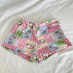 Hello Kitty Shorts, Kitty Clothes, Hello Kitty Clothes, Cute Pjs, Cute Pajamas, Hello Kitty Items, Cute Fit, Fleece Shorts, Swaggy Outfits