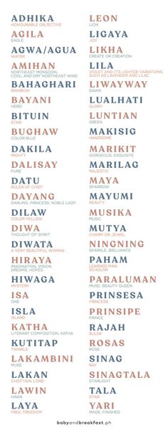 an image of the names of different languages on a white background with red and blue lettering