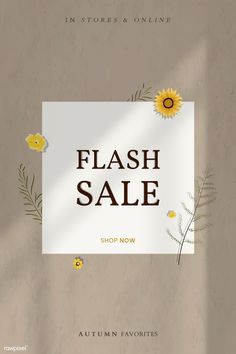 the flash sale is now on