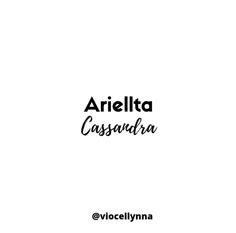 the logo for an italian restaurant called arieltta cassendra