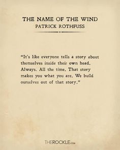 the name of the wind patrick rohtfuss is written on an old book page