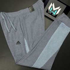 Adidas Mlange Sweatpants Men’s Sizes Blue Ij8967 Measurements Medium Waist: 30 Inches Inseam: 28.5 Inches Length: 39.5 Inches Large Waist: 33 Inches Inseam: 27.5 Inches Length: 38.5 Inches Xl Waist: 36 Inches Inseam: 29 Inches Length: 40 Inches 2xl Waist: 39 Inches Inseam: 28.5 Inches Length: 40 Inches Blue Adidas Activewear For Jogging, Adidas Blue Sweatpants For Jogging, Adidas Blue Sweatpants For Sports, Adidas Gray Sports Bottoms, Adidas Gray Bottoms For Sports, Adidas Blue Jogging Bottoms, Adidas Cotton Joggers For Gym, Adidas Blue Joggers For Sports, Adidas Blue Sportswear Sweatpants