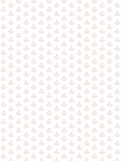 a white wallpaper pattern with small flowers on the top and bottom, in shades of pink