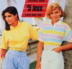 1983 Clothes, 80s Casual Fashion, 80s Women Outfits, 80s Casual Outfit, 80s Shirts Women, 80s Summer Fashion, 80s Fashion For Women, 80s Outfits Women, Eighties Fashion