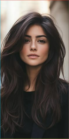 Layer Hair, Hair Layered, Haircuts For Long Hair With Layers, Easy Hair Cuts, Low Maintenance Haircut, Hair 2024, Long Layered Haircuts, Long Dark Hair, Long Locks