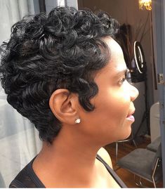 Pixie Transformation, Curly Pixie Haircut, Pixie Haircut Ideas, Curly Pixie Haircuts, Curly Pixie Cuts, Curly Pixie, Timeless Chic, Big Chop, Hairstyle Gallery