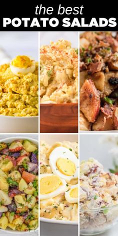 potato salad recipes Quick Potato Salad, Red Skin Potato Salad, Amazing Easy Recipes, Old Fashioned Potato Salad, Loaded Potato Salad, Potato Salad Recipes, French Potato Salad, Loaded Baked Potato Salad