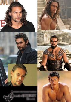 several pictures of the same man in different roles