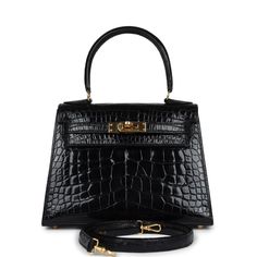 Vintage Hermes Kelly Sellier 20 Black Shiny Alligator Gold Hardware – Madison Avenue Couture Vintage Hermes Bag, Hermes Kelly Sellier, Kelly Sellier, Hermes Birkin 25, Hermes Birkin 30, Vintage Hermes, Birkin 25, Hermes Handbags, Madison Avenue