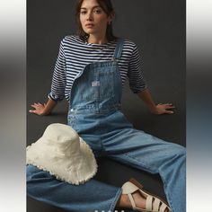 100% Cotton Levi’s Vintage Denim Overalls. The Perfect Overalls Year Round Mac Red Lipstick, Summer Denim Outfits, Dungaree Outfit, Rich Girl Fashion, Overalls Blue, Russian Red, Vintage Overalls, Jean Vintage, Jean Overalls